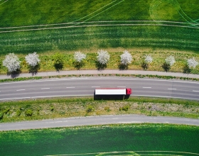 truck on highway