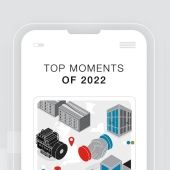 ikony podsumowujące rok 2022 w firmie Cummins