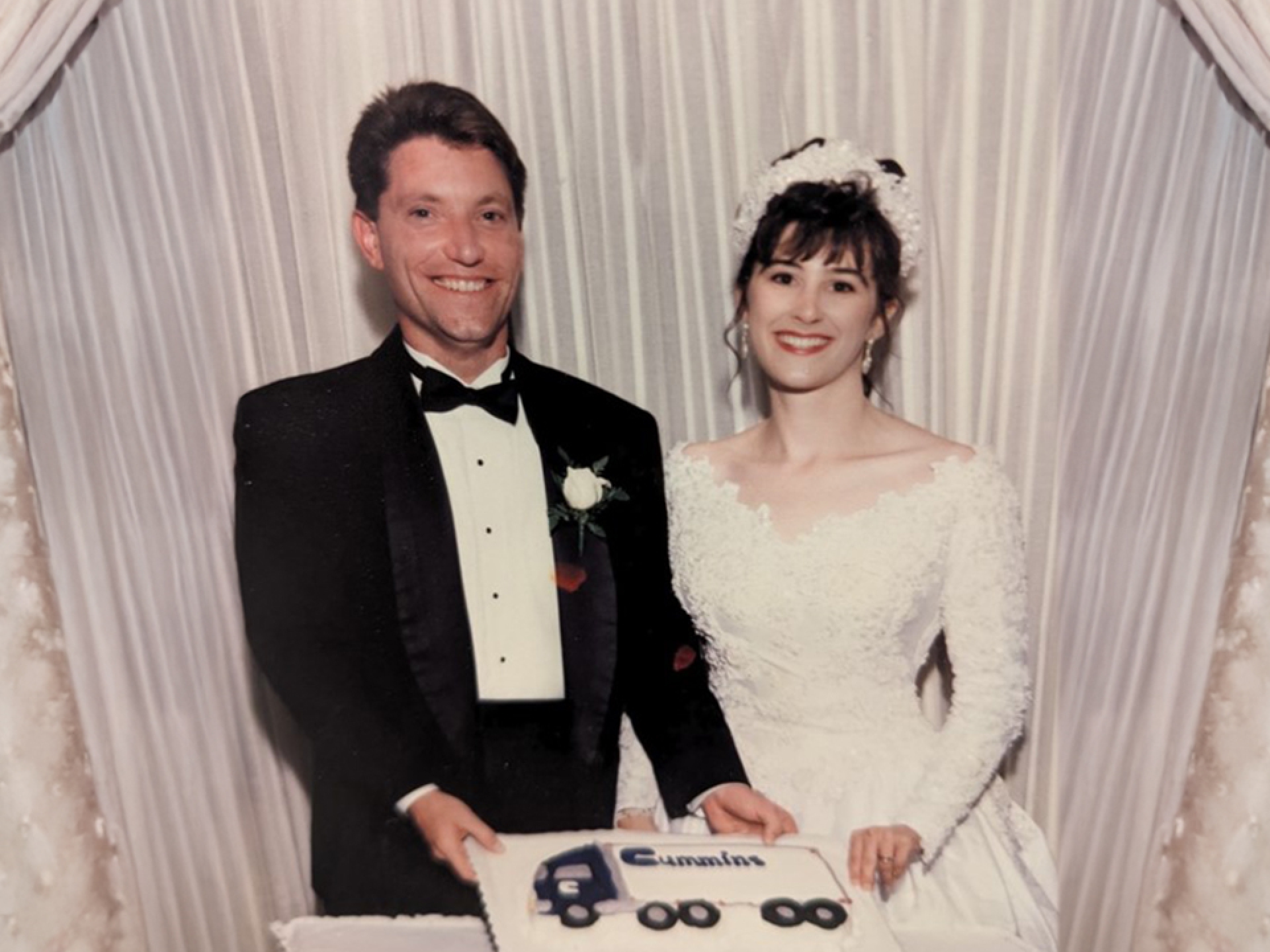 David King at his wedding
