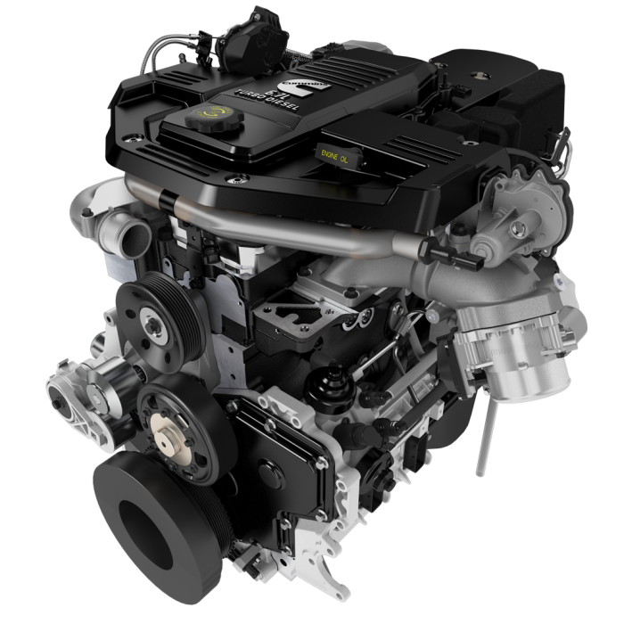 Silnik wysokoprężny z turbodoładowaniem Cummins, 6,7 l  2019