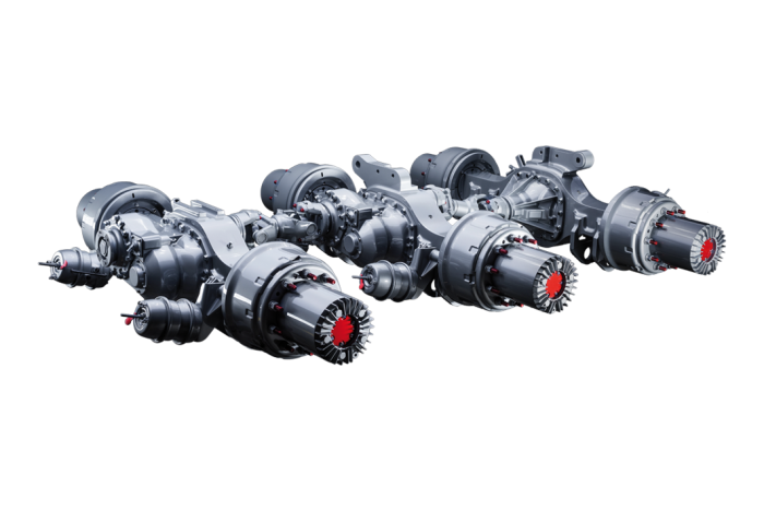 P600 planetary tridem drive axle
