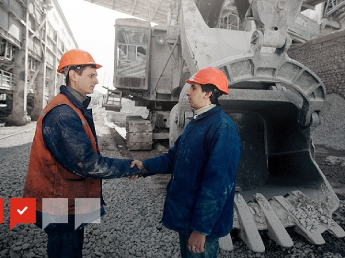 professionals in hardhats