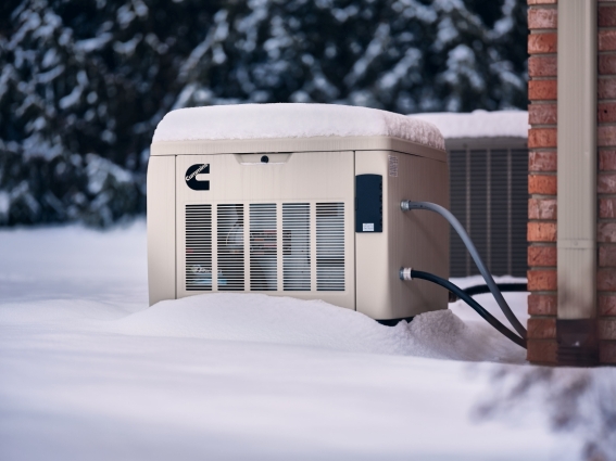 home generator in cold weather