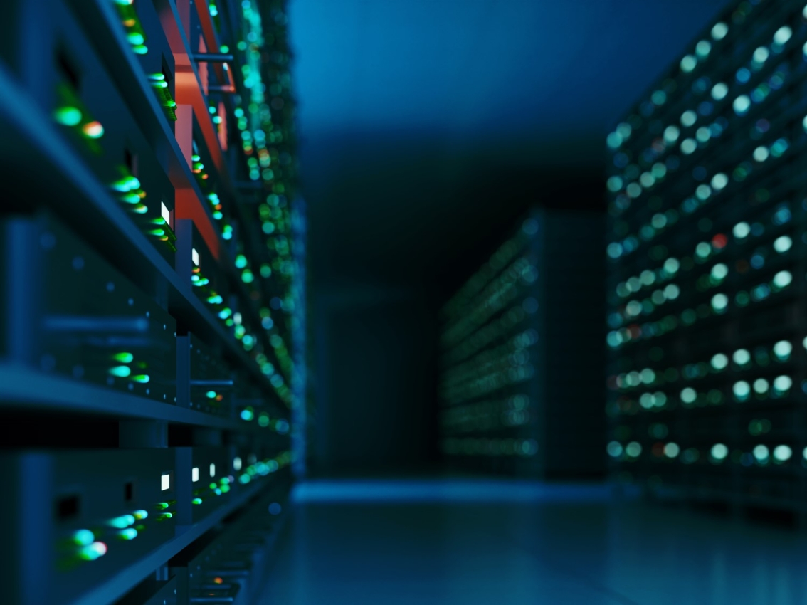 Data center powered by generators