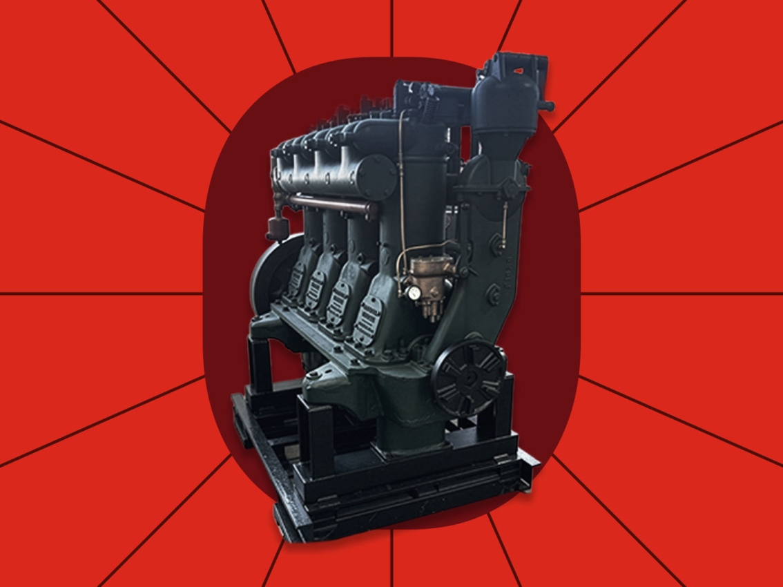 Model F powers first diesel excavator
