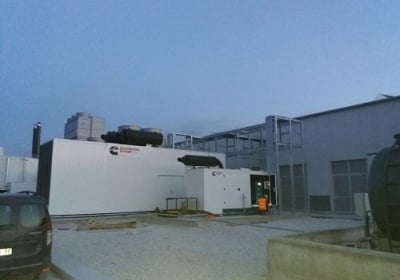 Cummins generator at Coca-Cola plant in Turkey